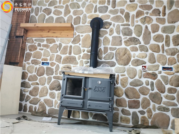 平客壁炉大连红旗谷别墅英国进口可做饭壁炉ESSE安装.jpg