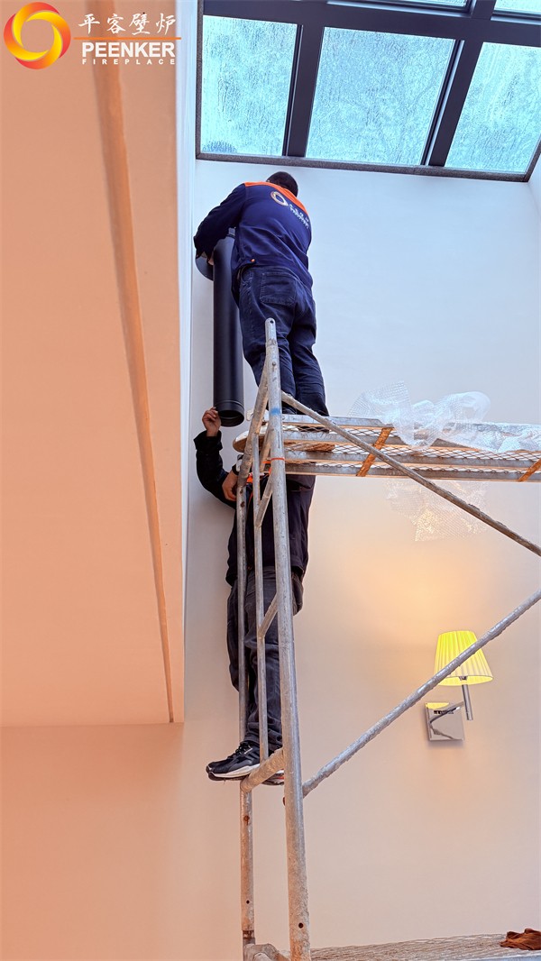 益阳自建别墅丹麦Morso 3640对流火炉安装.jpg