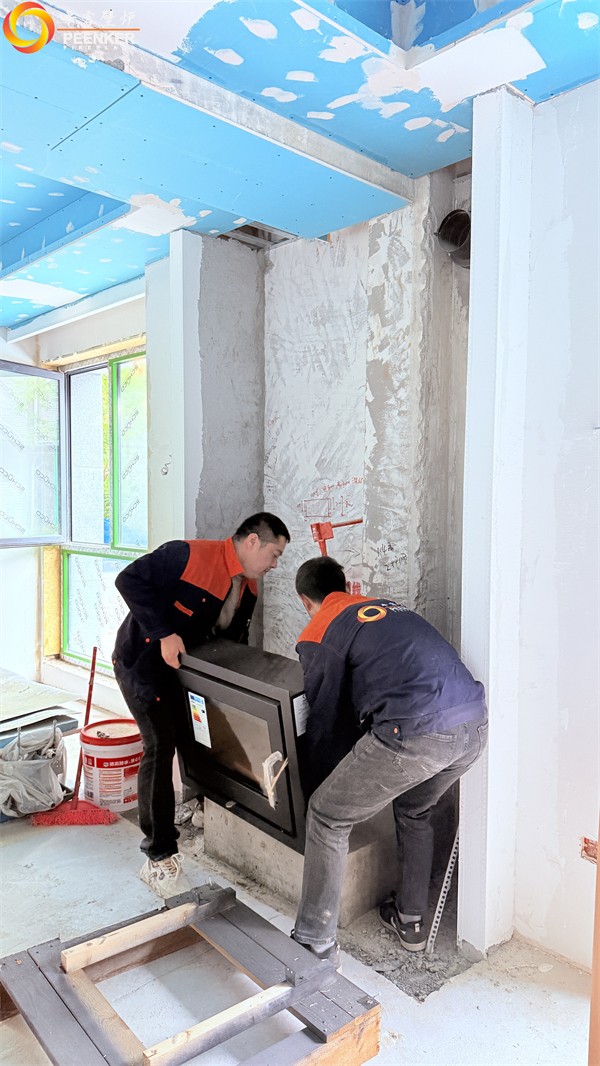 苏州檀宫二期丹麦Morso 5660嵌入式壁炉安装.jpg