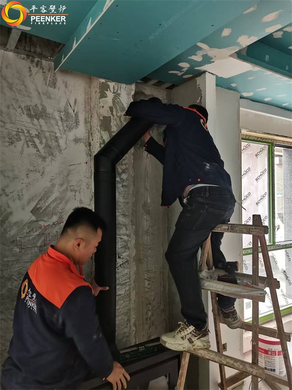 苏州檀宫二期丹麦Morso 5660嵌入式壁炉安装.jpg