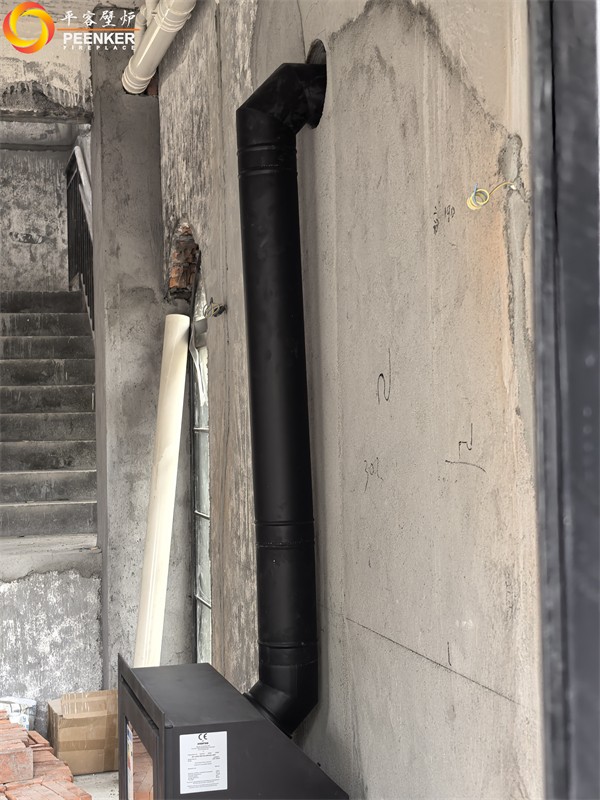 海宁别墅丹麦Morso 5660嵌入式壁炉安装.jpg